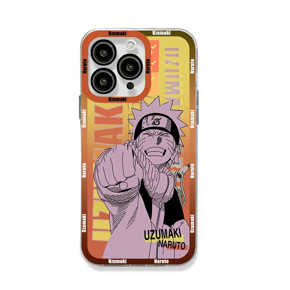 Uzumakis Narutos Pains Phone Case For iPhones Soft Silicon