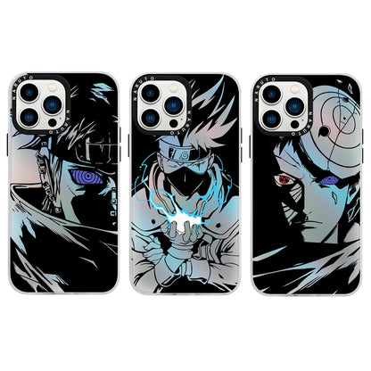 Naruto Kakashi Pain Obito One Piece Laser Case Metal Button