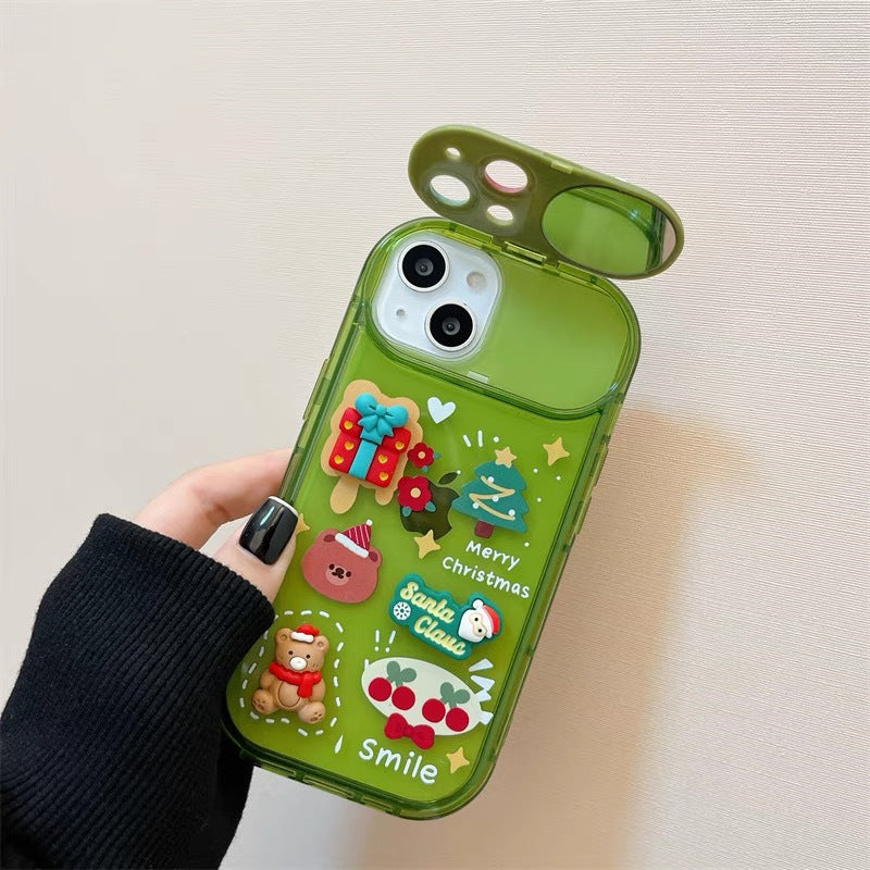 Christmas Phone Case Pendant Festive 3D and Elk Design Protection